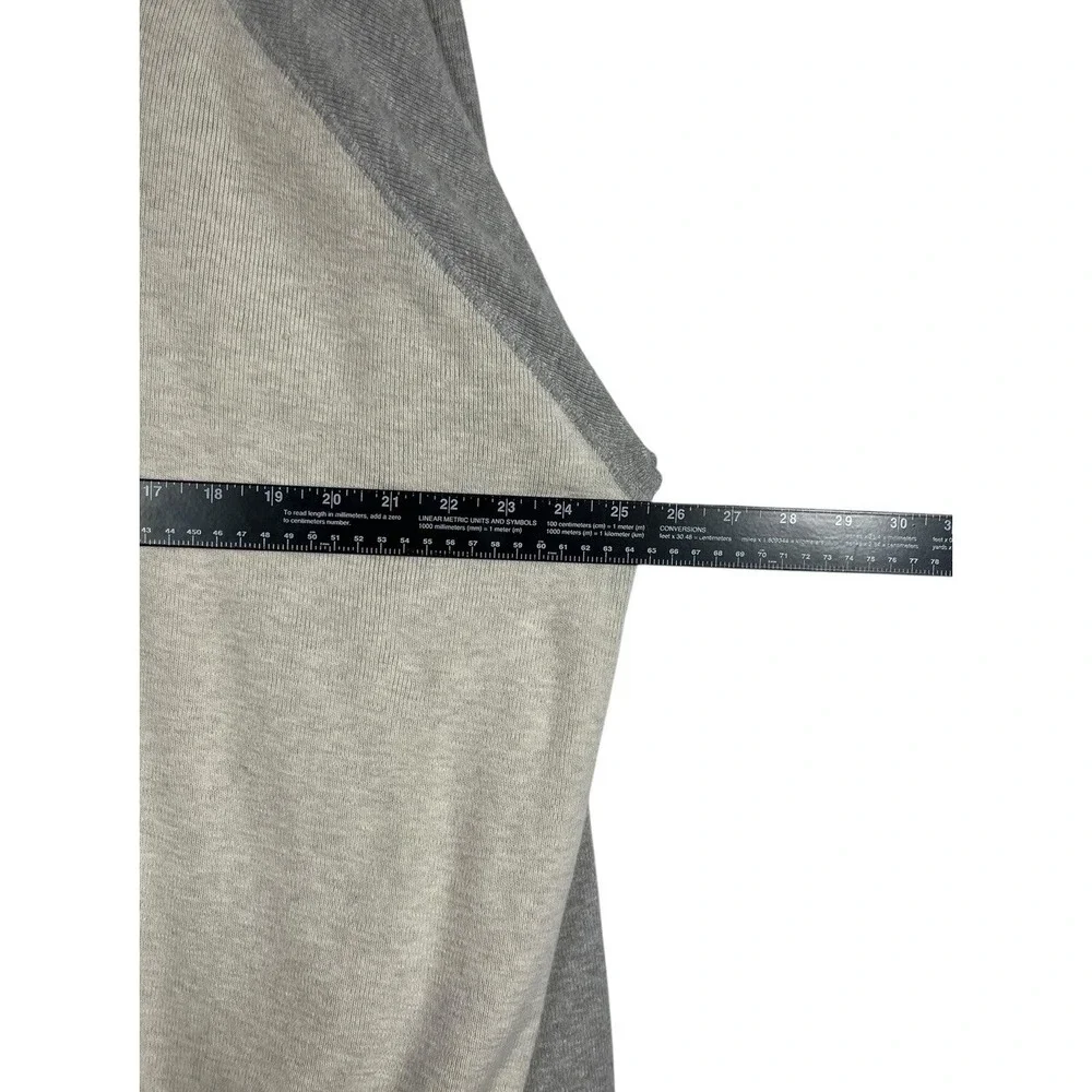 VTG POLO RALPH LAUREN Sz XL Men's Sweater Raglan Gray Beige Crew Neck Sweatshirt